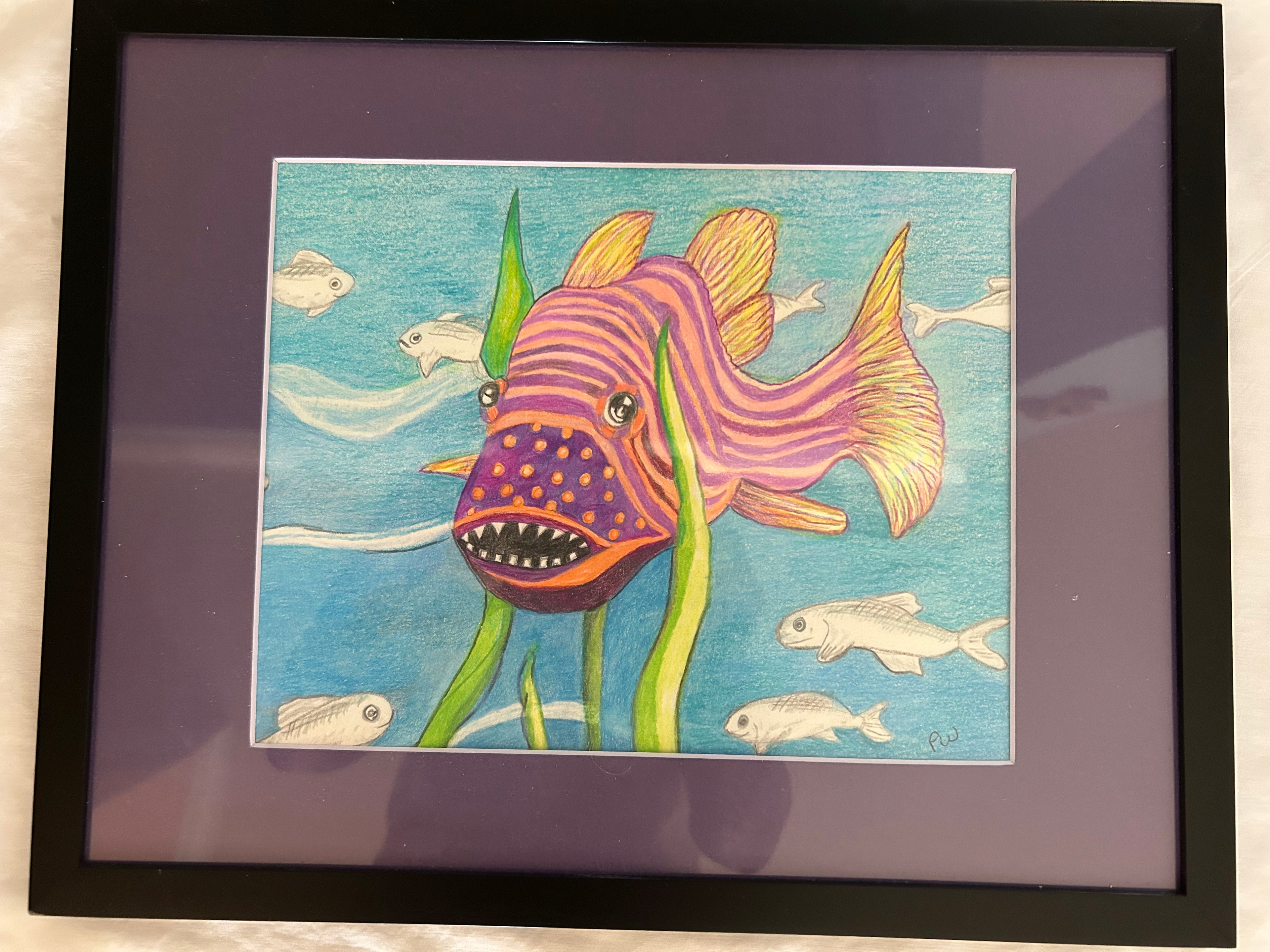 "Purple fish"
