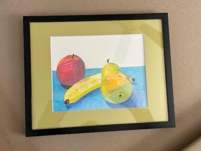 "Apple, Banana with pear"